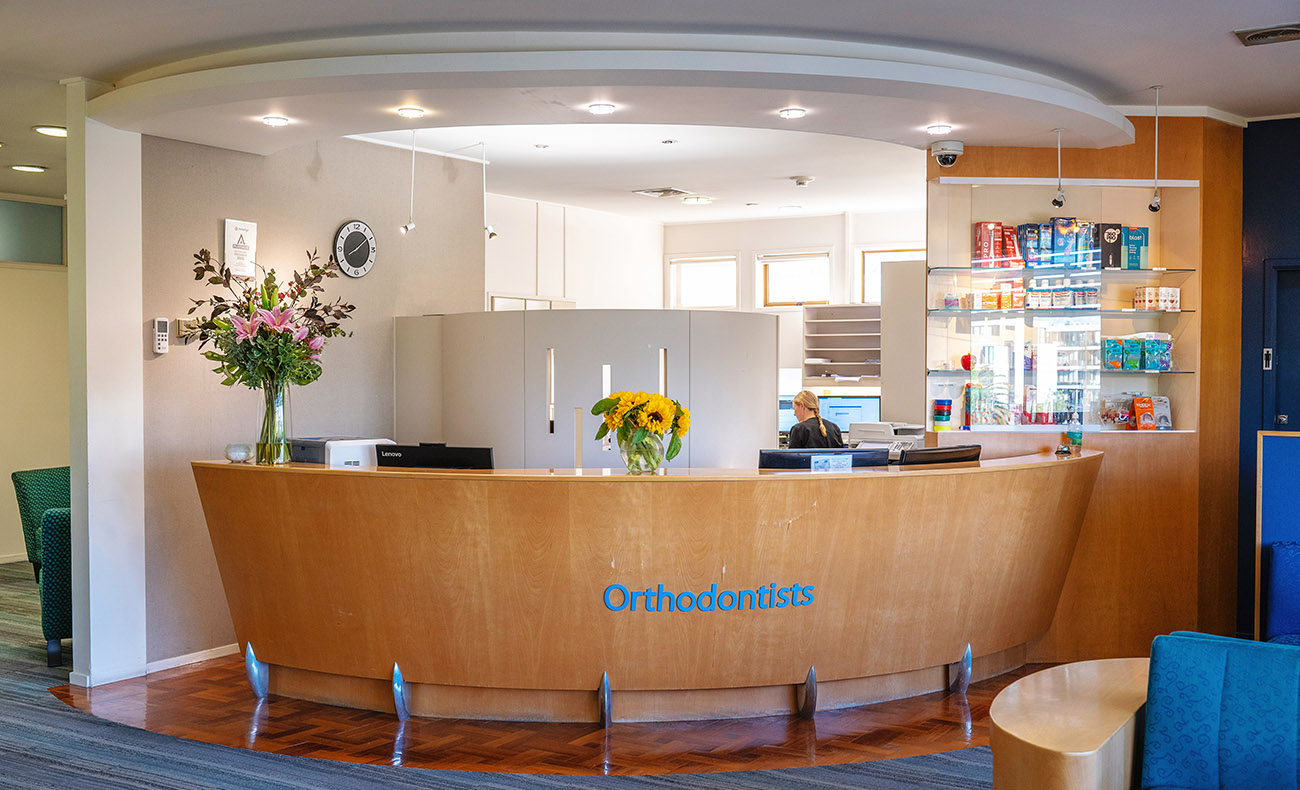 M&B Orthodontists reception area